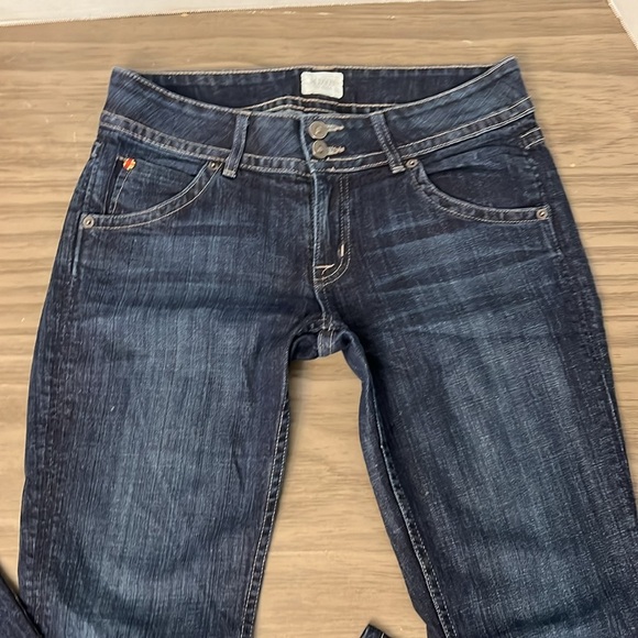 HUDSON LOW RISE SIGNATURE BOOTCUT DENIM  JEANS 27 - Picture 3 of 16